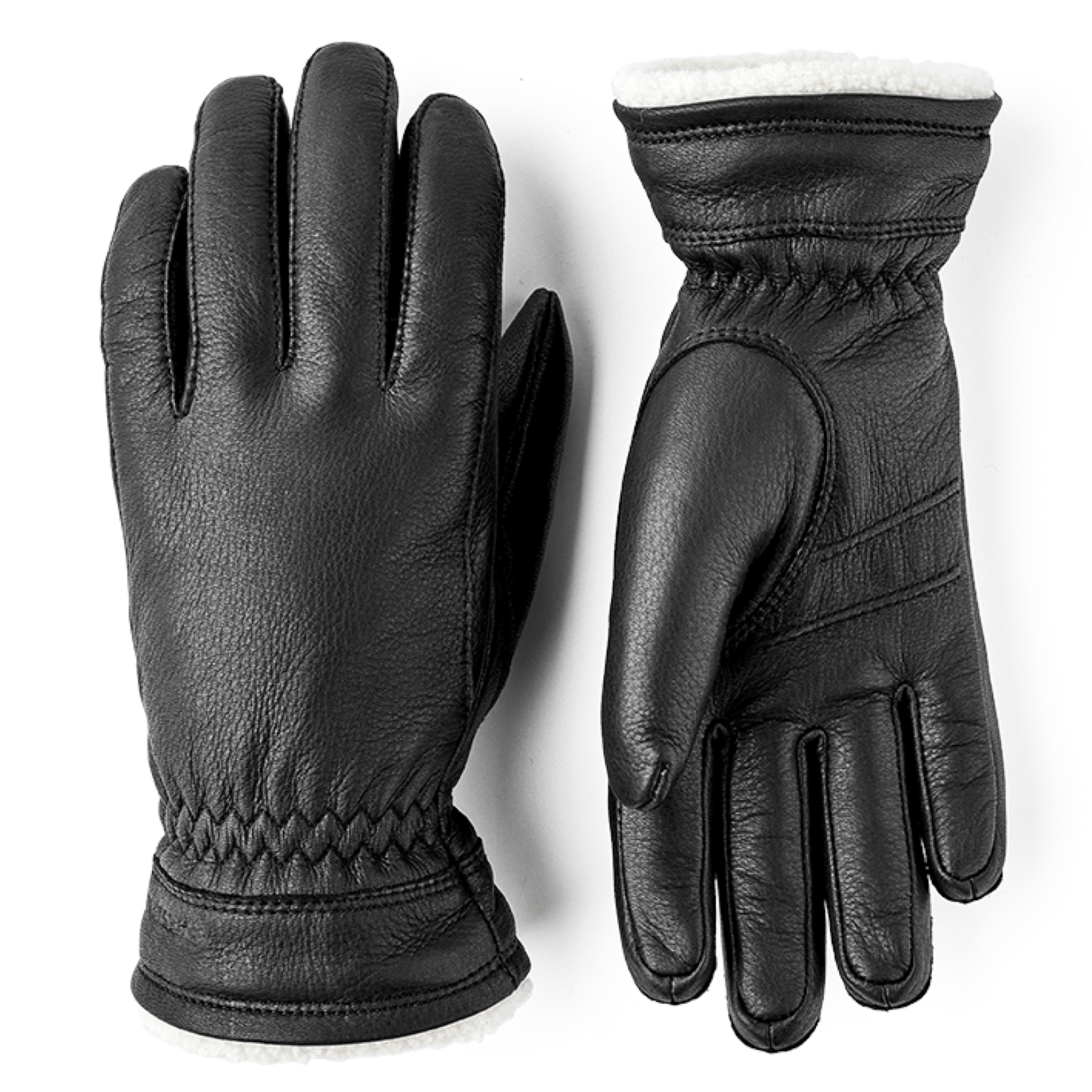 1 Buvika Deerskin Gloves - 7 / Black