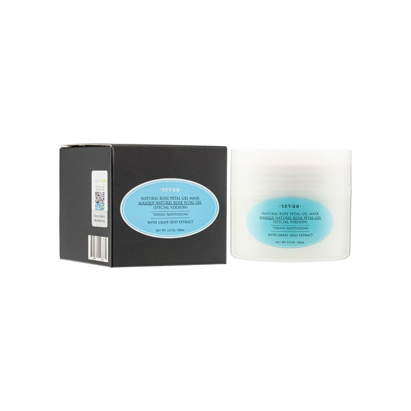Sevaa Natural Rose Petal Gel Mask With Grape Seed Extract 100ML