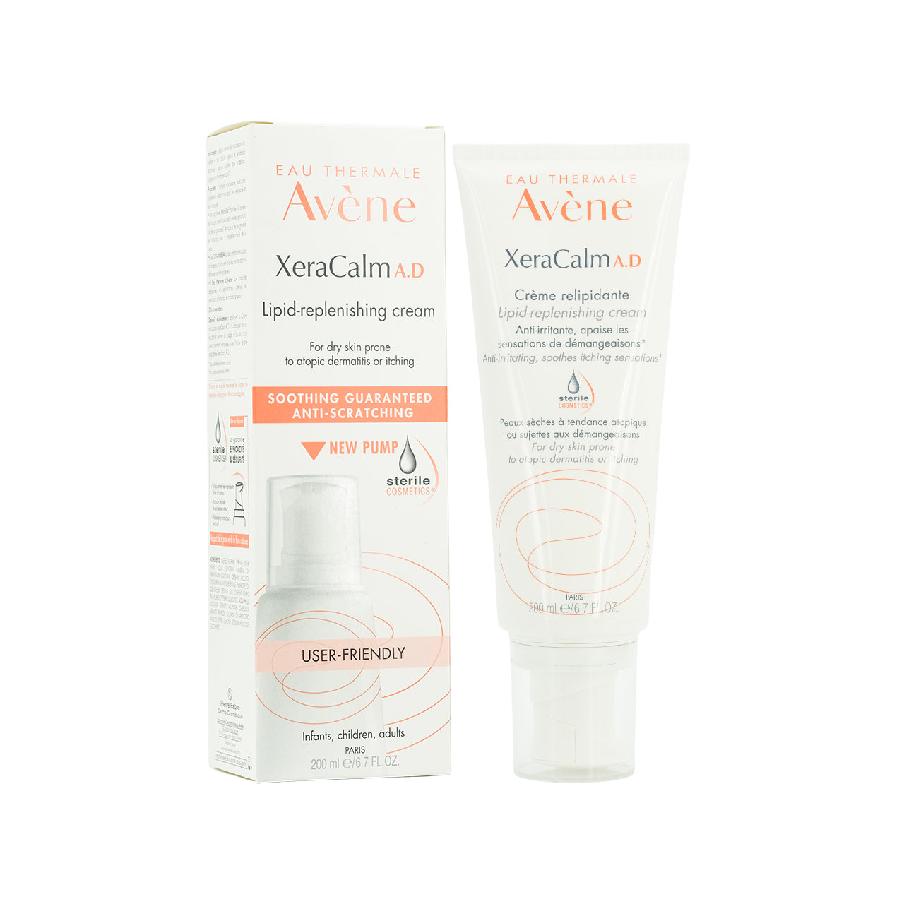 Avene XeraCalm A.D Lipid-Replenishing Cream 200ml