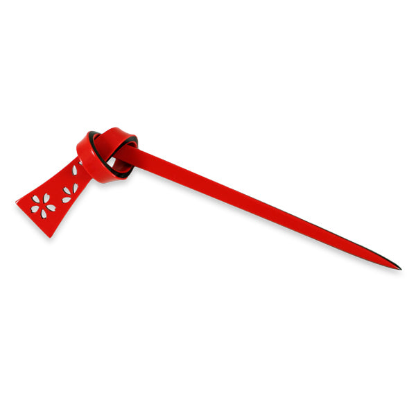 Chidoriya Musubi Hair Stick - Red Twist #10076996