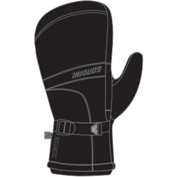 1 Junior Aquabloc Mittens - X-Large / Black