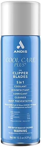 Andis Cool Care Plus for Blades 15.5 Ounce Aerosol (458ml) (3 Pack)