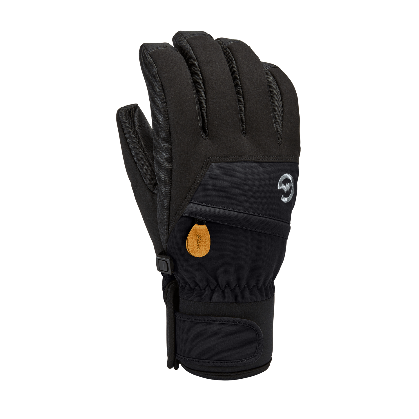 1 Mens Stomp Short Gloves - Small / Black