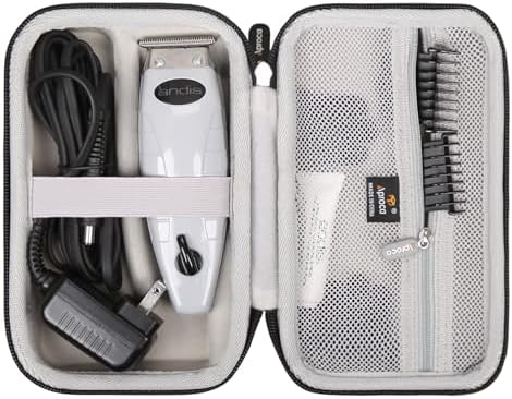 Aproca Hard Travel Storage Carrying Case, for Andis 74000 Professional Cordless T-Outliner Beard/Hair Trimmer