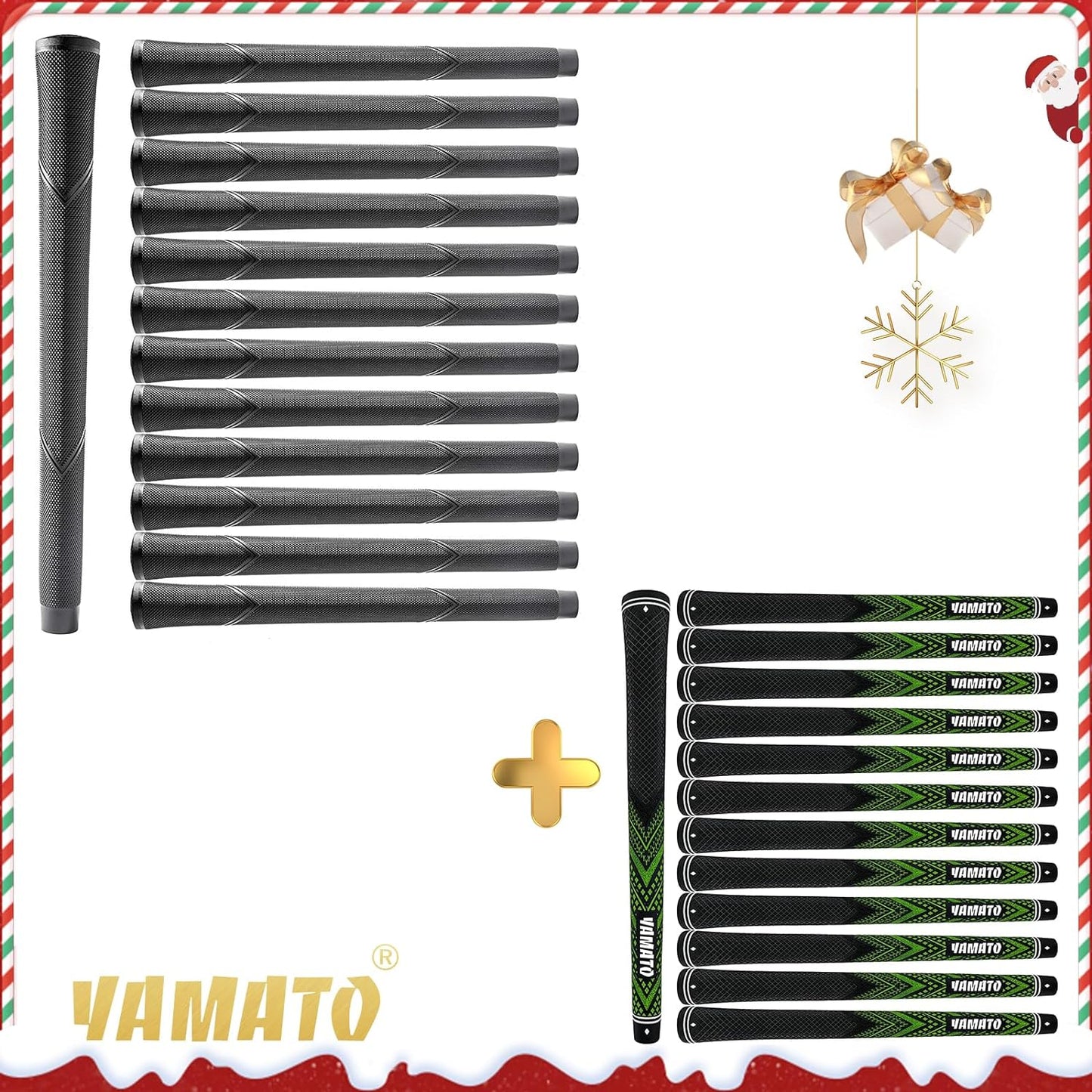 Yamato oversized golf grips and midsize golf grips set