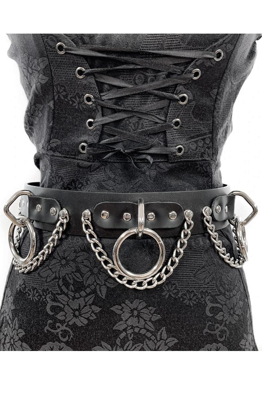 O-Ring Chains Bondage Belt