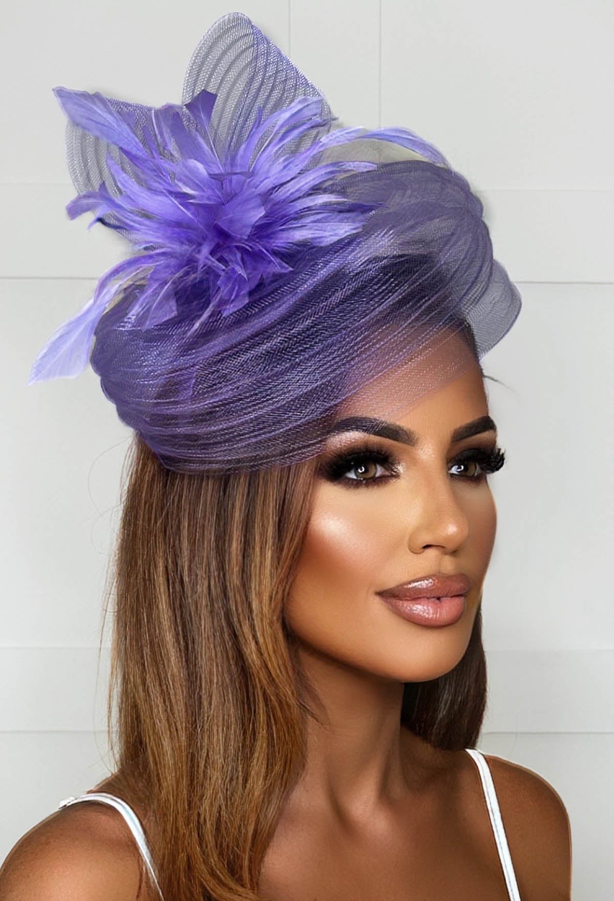 Beautiful Baby Lilac Fascinator