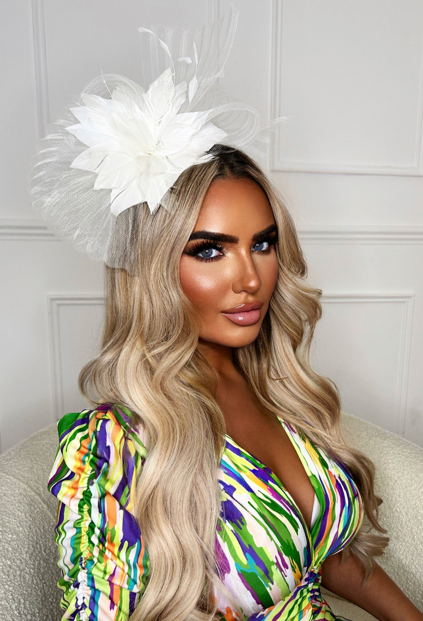 Know Your Worth Cream Fascinator