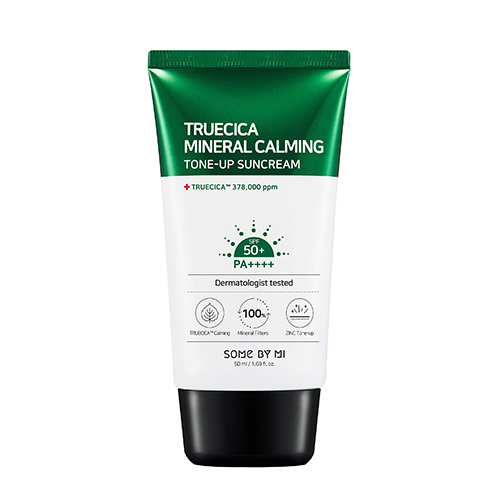 Truecica Mineral Calming Tone-Up Sunscreen SPF50 PA++++ (50ml)