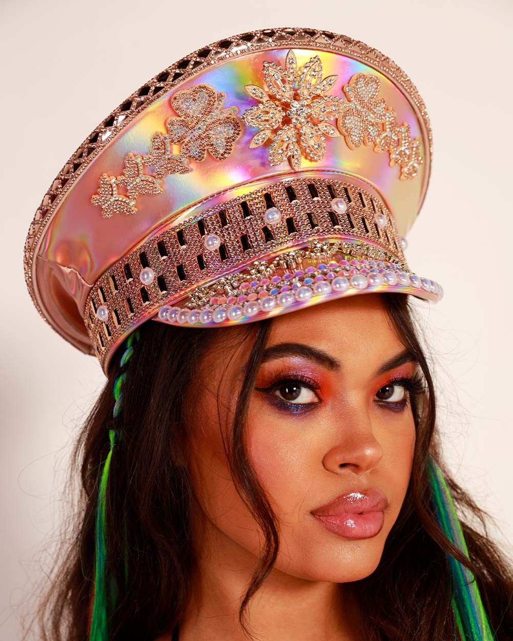 Starlight Sparkle Captain Hat-Baby Pink-Side