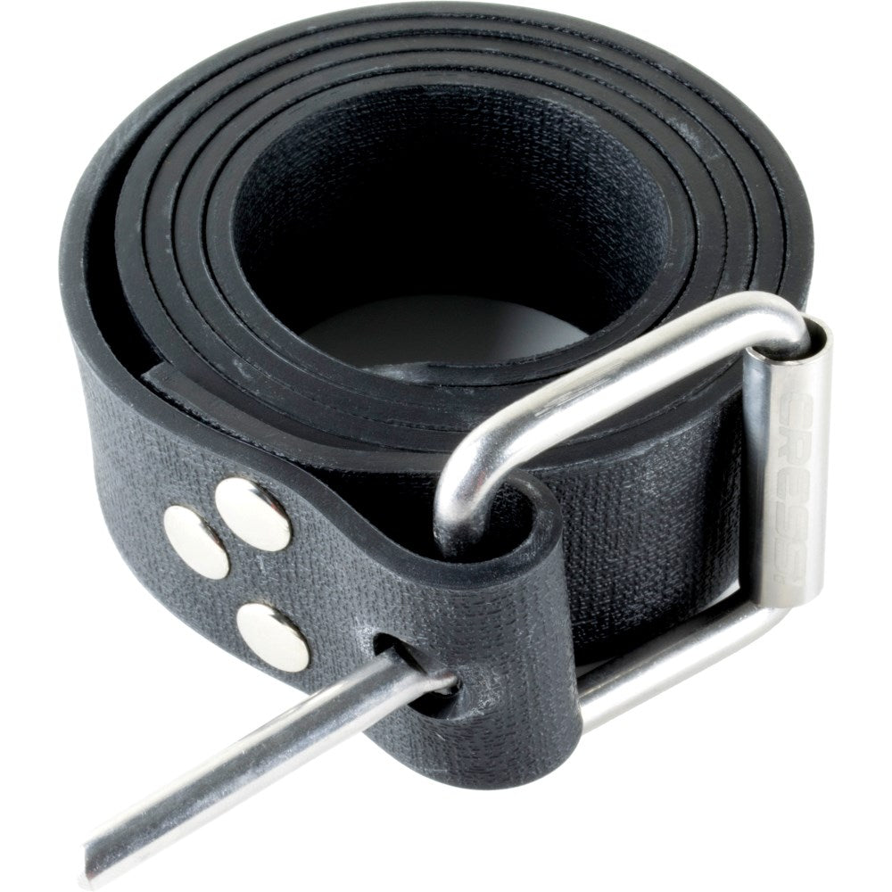 Deluxe Rubber Weightbelt with SS Marseillaise Buckle