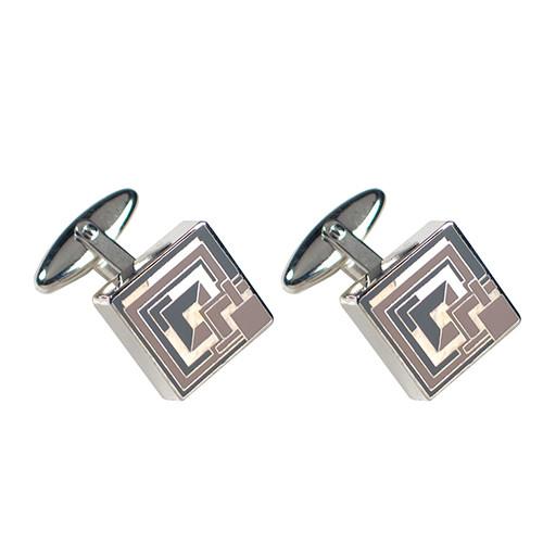 Brick Cufflinks by Frank Lloyd Wright for Acme Studio