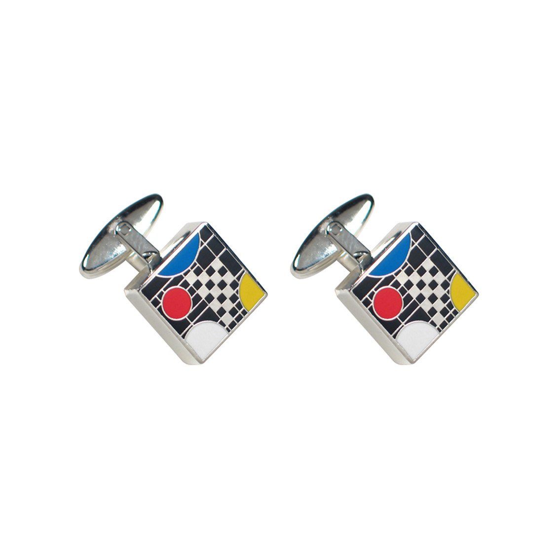 Playhouse Cufflinks by Frank Lloyd Wright for Acme Studio