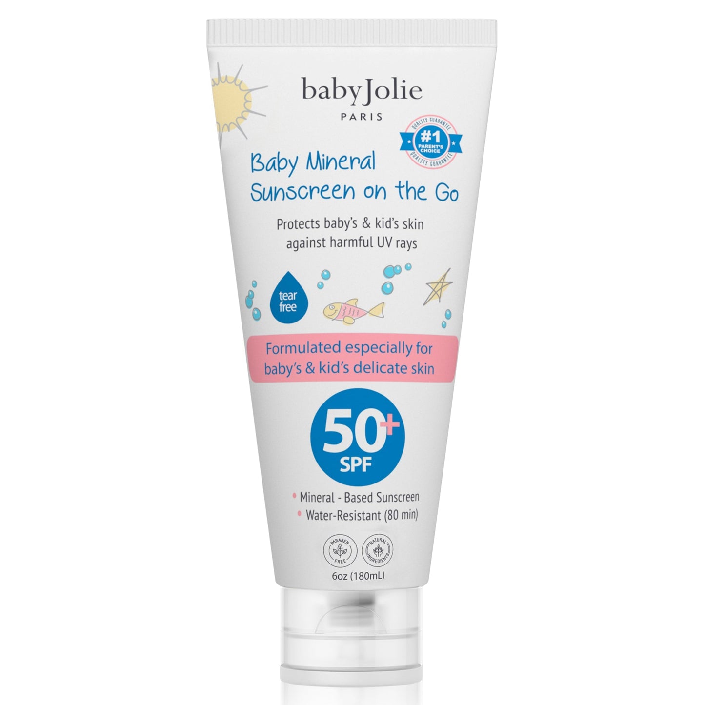 Baby Mineral Sunscreen | 6oz (180ml)