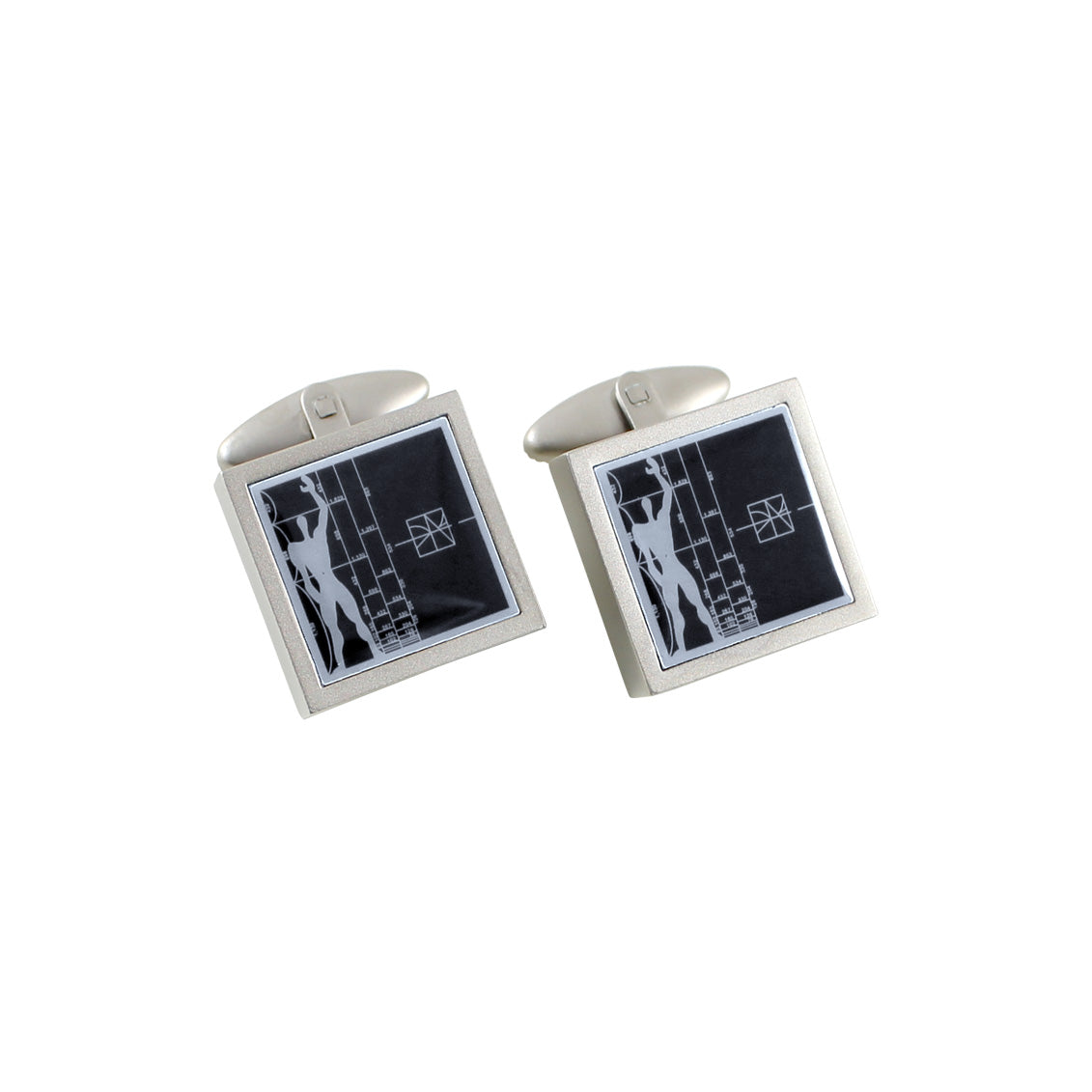Cufflinks Le Modulor Figure