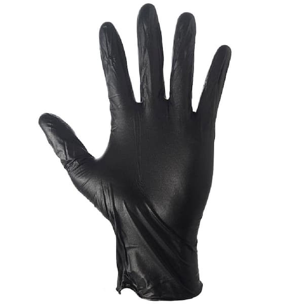 Black Work Gloves Extra-Large Touchscreen Compatible, 100-Box
