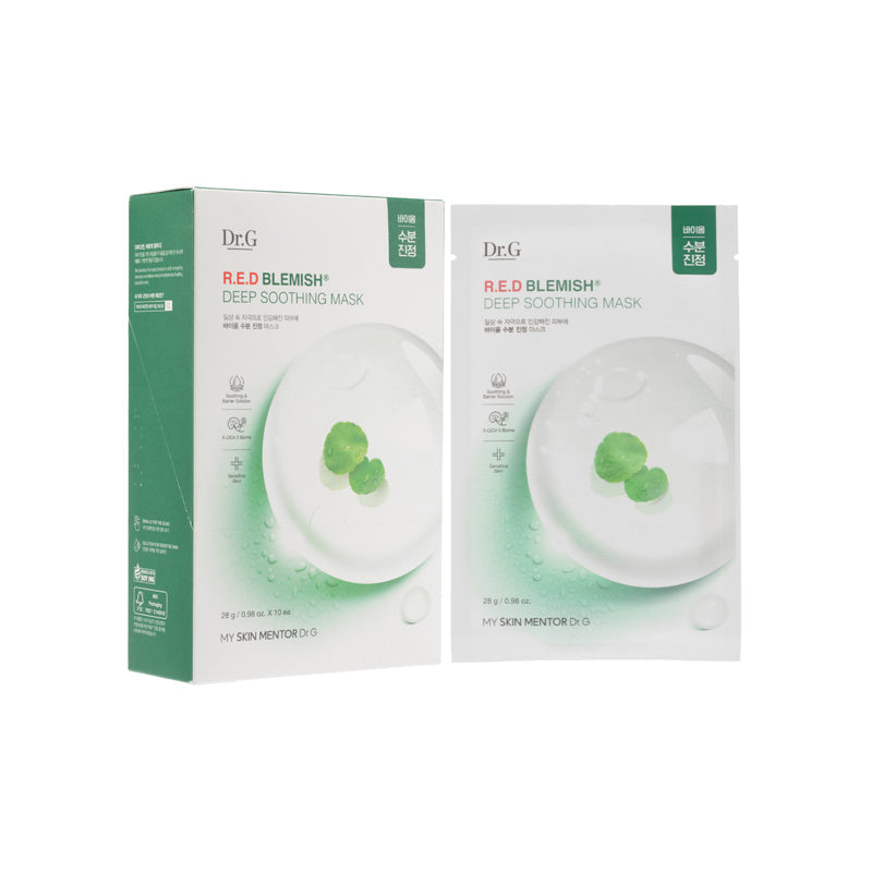 Dr.G R.E.D Blemish Deep Soothing Mask 10PCS