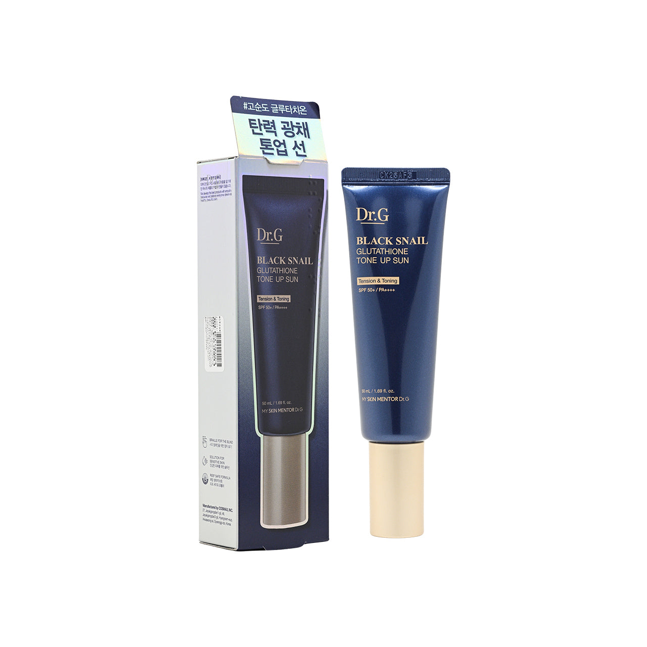 Dr.G SPF50+PA++++ Black Snail Glutathione Tone Up Sun 50ml