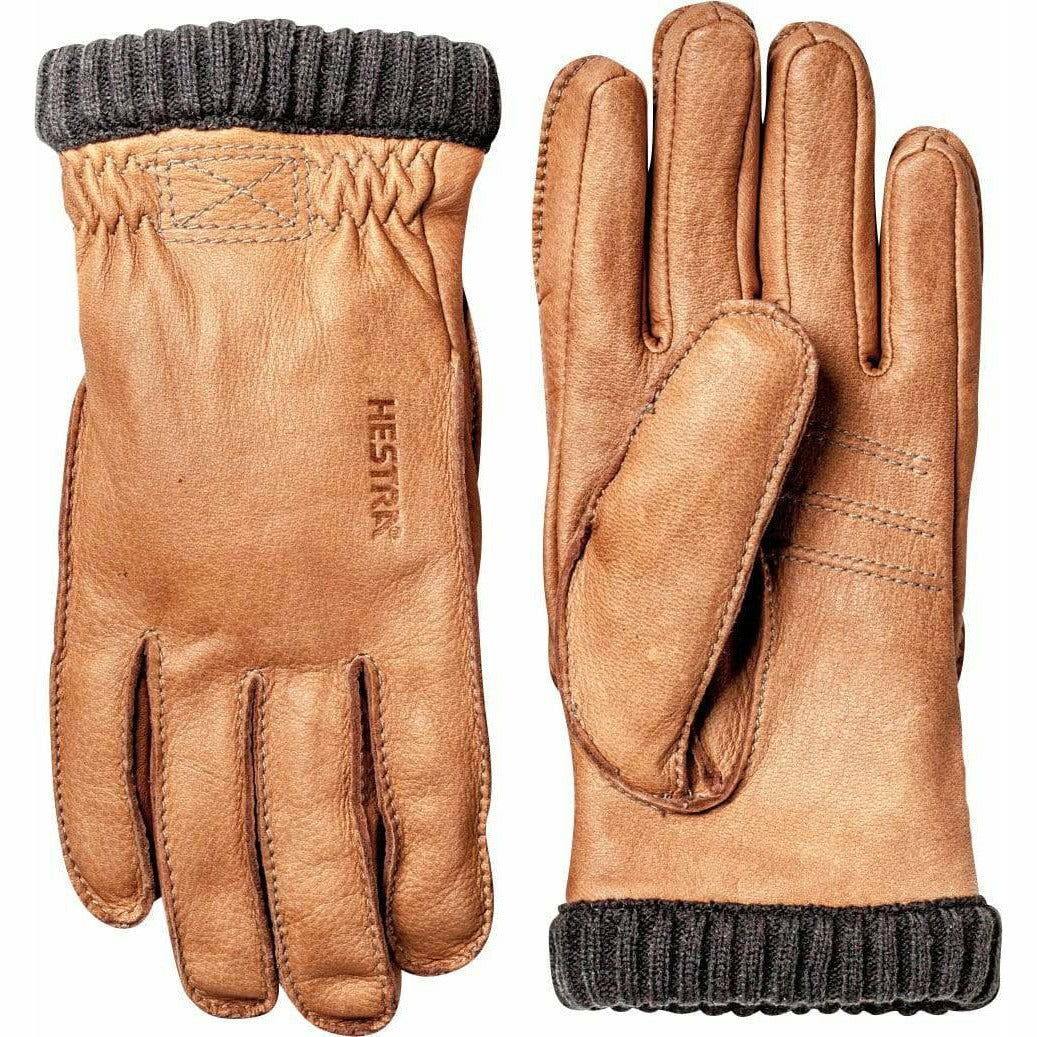 1 Deerskin PrimaLoft Ribbed Gloves  -  7 / Cork