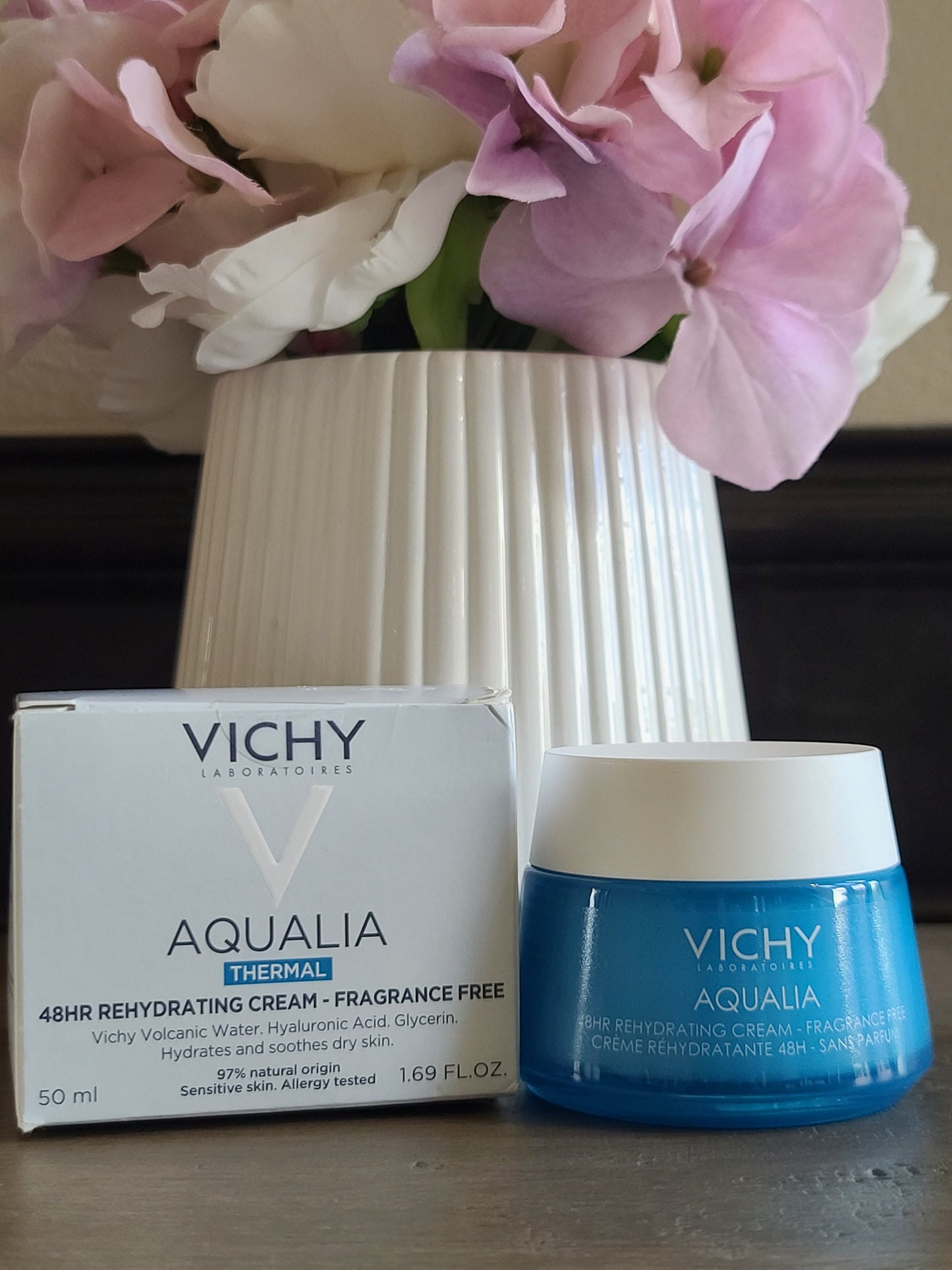 Vichy Aqualia Thermal 48hr Rehydrating Cream - Fragrance Free Moisturizer