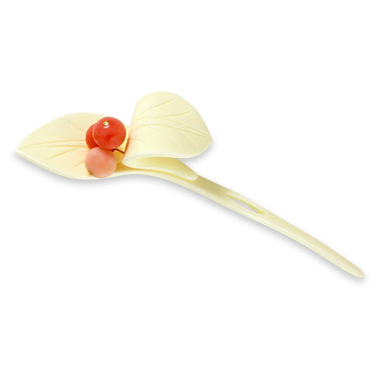 Chidoriya Kanzashi Hair Stick - Ivory  #10076999