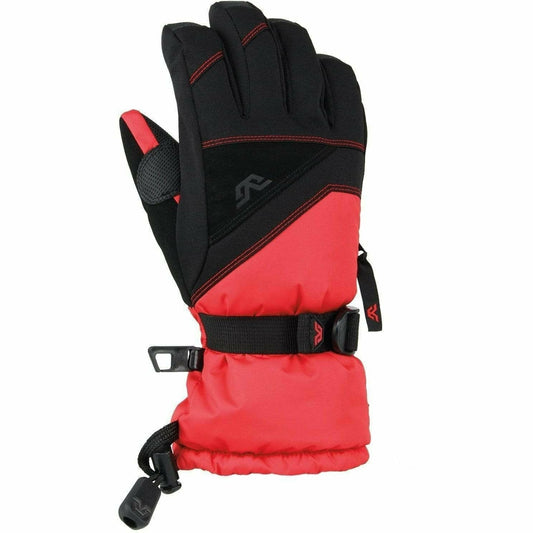 1 Junior Stomp III Gloves  -  X-Small / Black/Fire Engine Red