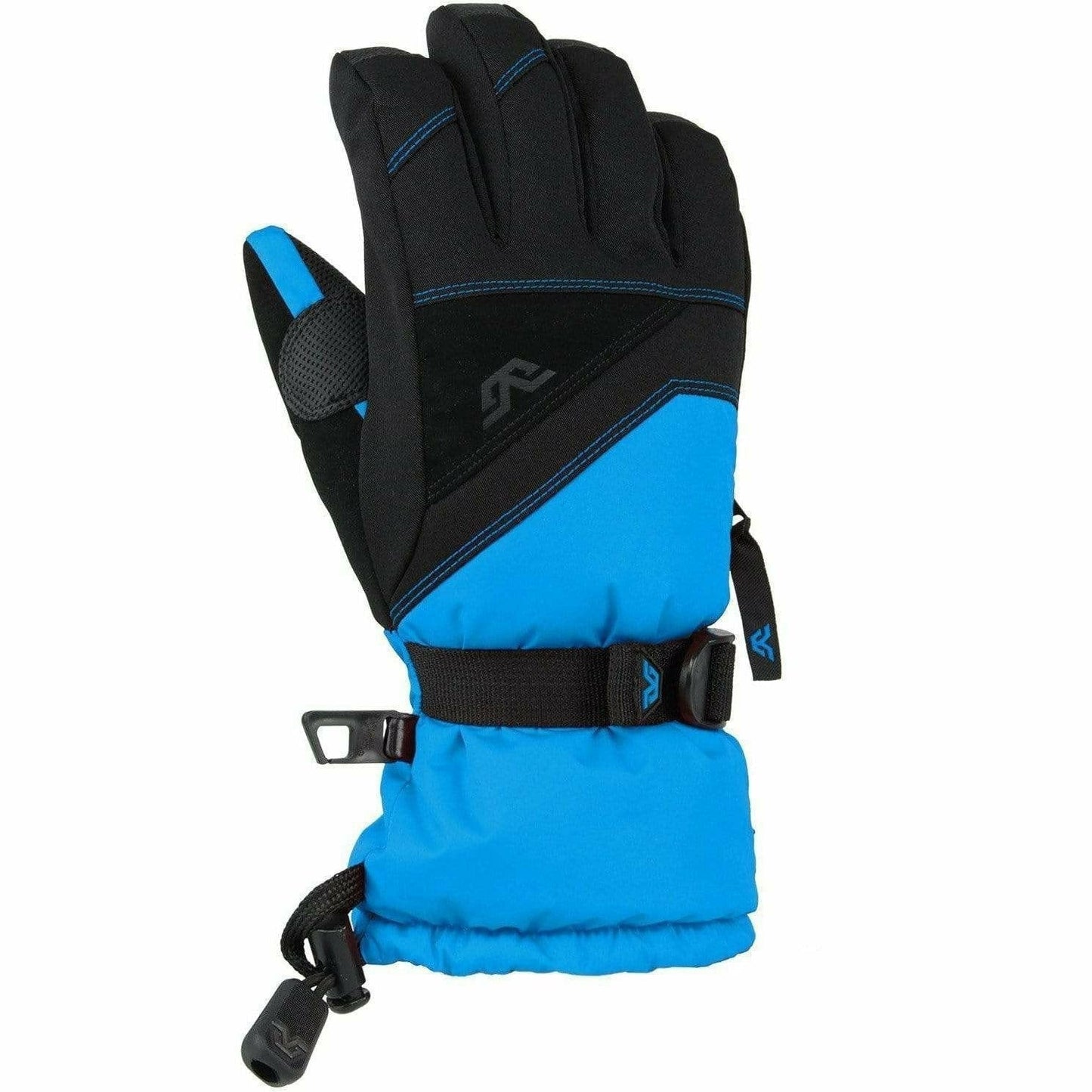 1 Junior Stomp III Gloves  -  Medium / Black/Bright Blue