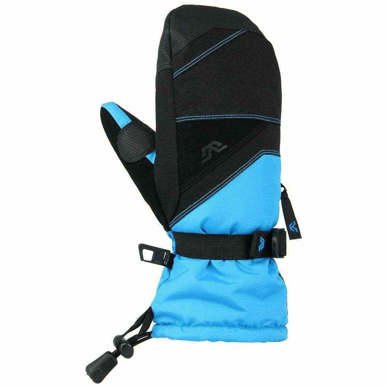 1 Junior Stomp III Mittens  -  Small / Black/Bright Blue