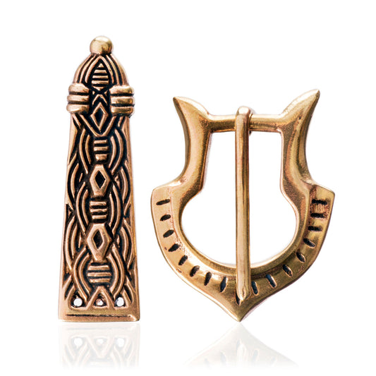 Viking Belt Fittings, Bronze