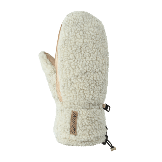 1 Womens Wooly Mittens  -  Small / Oatmeal