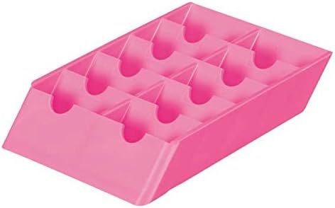 Fits Andis, Oster, Wahl, PediPaws etc Blade Racks for Groomer Barber Stylist - Store Protect Clipper & Trimmer Blades(1 Blade Rack Pink)