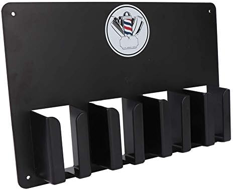 YUYTE Clipper Holder, Hairdressing Tool Storage, Multi-Functional Electric Hair Clipper Storage Rack Wall-Mounted Hair Cutter Brush Holder Stand Clipper Rack for Barbers