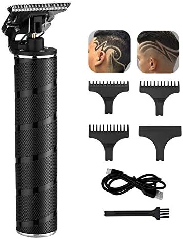 Zero Gapped Trimmers, Electric T Blade Hair Trimmer Baldhead Hair Clippers for Men Cordless USB Rechargeable Hair Beard Trimmer Ceramic Close Cutting Outliners Salon Grooming Cutting Kit