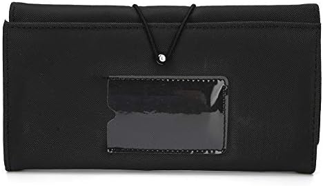Hairdressing Bag, Cosmetology Supplies Bag Professional Travel Barber Bag Hair Stylist Cosmetic Organizer For Hair Salon Equipment Curling Irons Brushes Comb (Black)