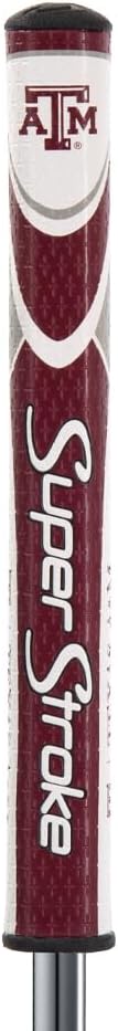 SuperStroke NCAA Traxion Tour Golf Putter Grip, Texas A&M Aggies (Tour 2.0)
