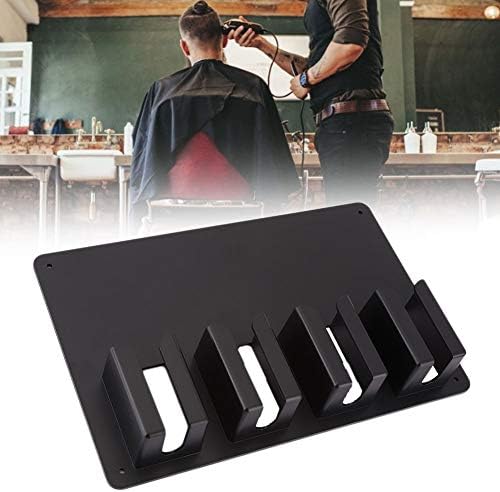 Clipper Guard Holder, Hair Clipper Holder, Hair Clipper Storage Rack, Barber Buddy Clipper Rack for Barbers Wall-Mounted Hairstylist Tools Storage Rack for Barber Station(#1)