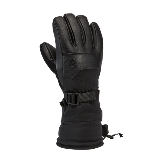 1 Mens Polar Gloves  -  Small / Black