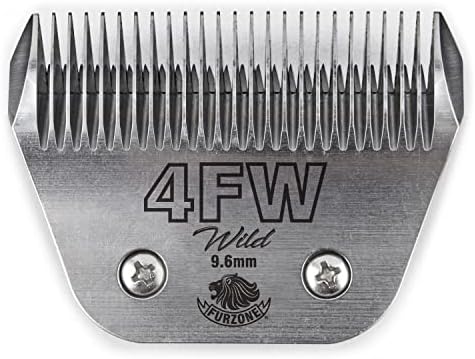 FURZONE Detachable Blade - 4FW Clipper Blade 3/8", Japanese Steel, Extra Durable, Compatible with Most Oster, Wahl A5 Clippers