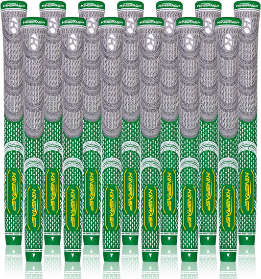 Multi Compound Golf Grips,Golf club grips midsize standard Size,13 Grips Set,6 Colors Optional,Anti-Slip High Stability,All Weather Cord Rubber Golf Club Grips