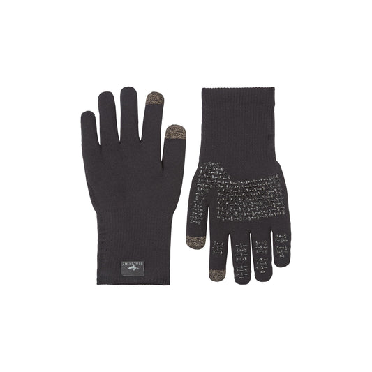 1 Anmer Waterproof All-Weather Ultra Grip Knitted Gloves  -  Small / Black