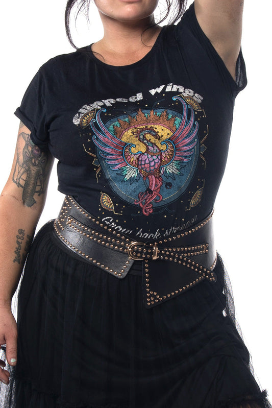 Asymmetrical Belt - Black