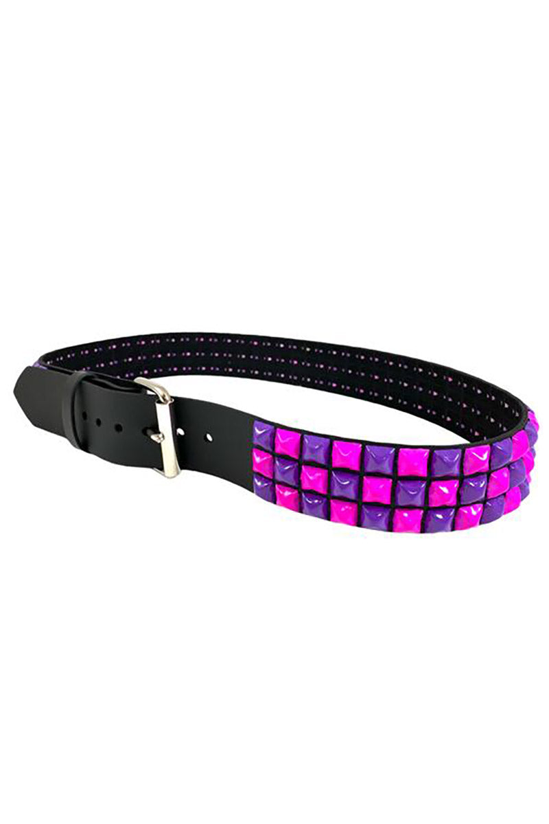 Scenecore Checkered Belt [PINK/PURPLE]