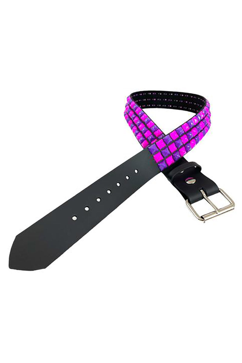 Scenecore Checkered Belt [PINK/PURPLE]