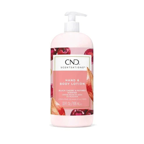 CND Lotion 33oz - Black Cherry & Nutmeg