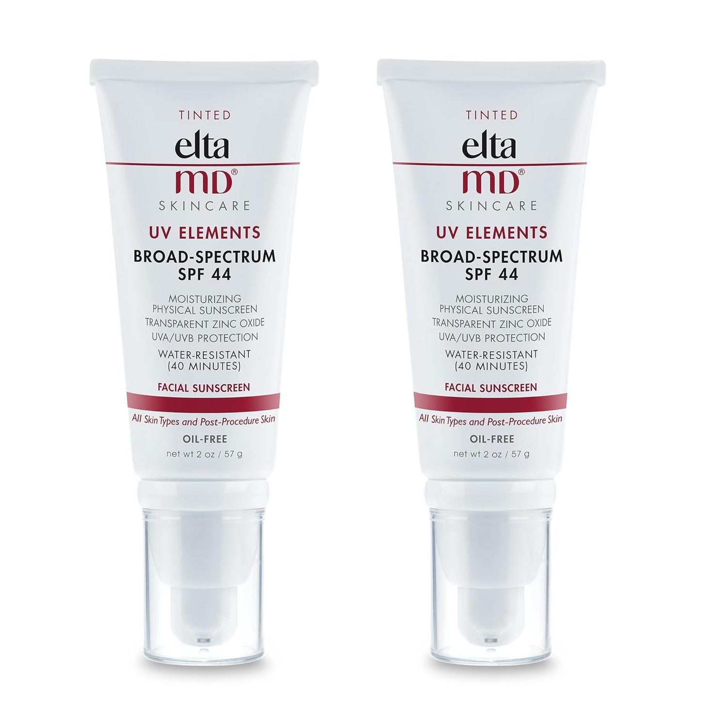 EltaMD UV Elements Tinted Broad-Spectrum SPF 44, 2-Pack ($86 Value)
