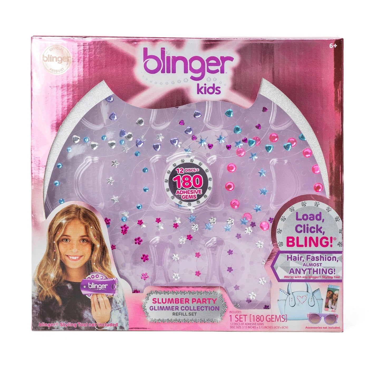 Blinger Kids Glimmer Collection Refill Set | Slumber Party