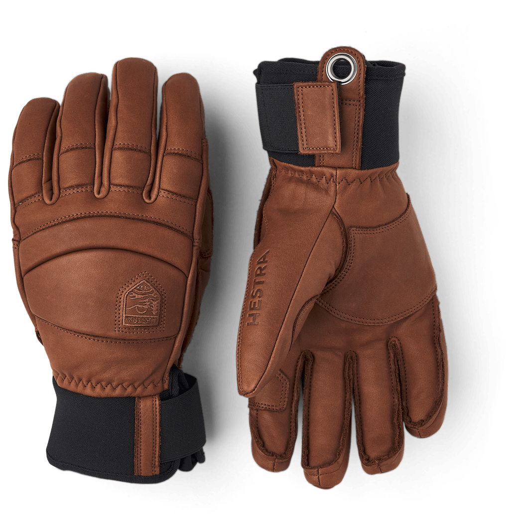 1 Leather Fall Line Gloves  -  6 / Brown / Current Season