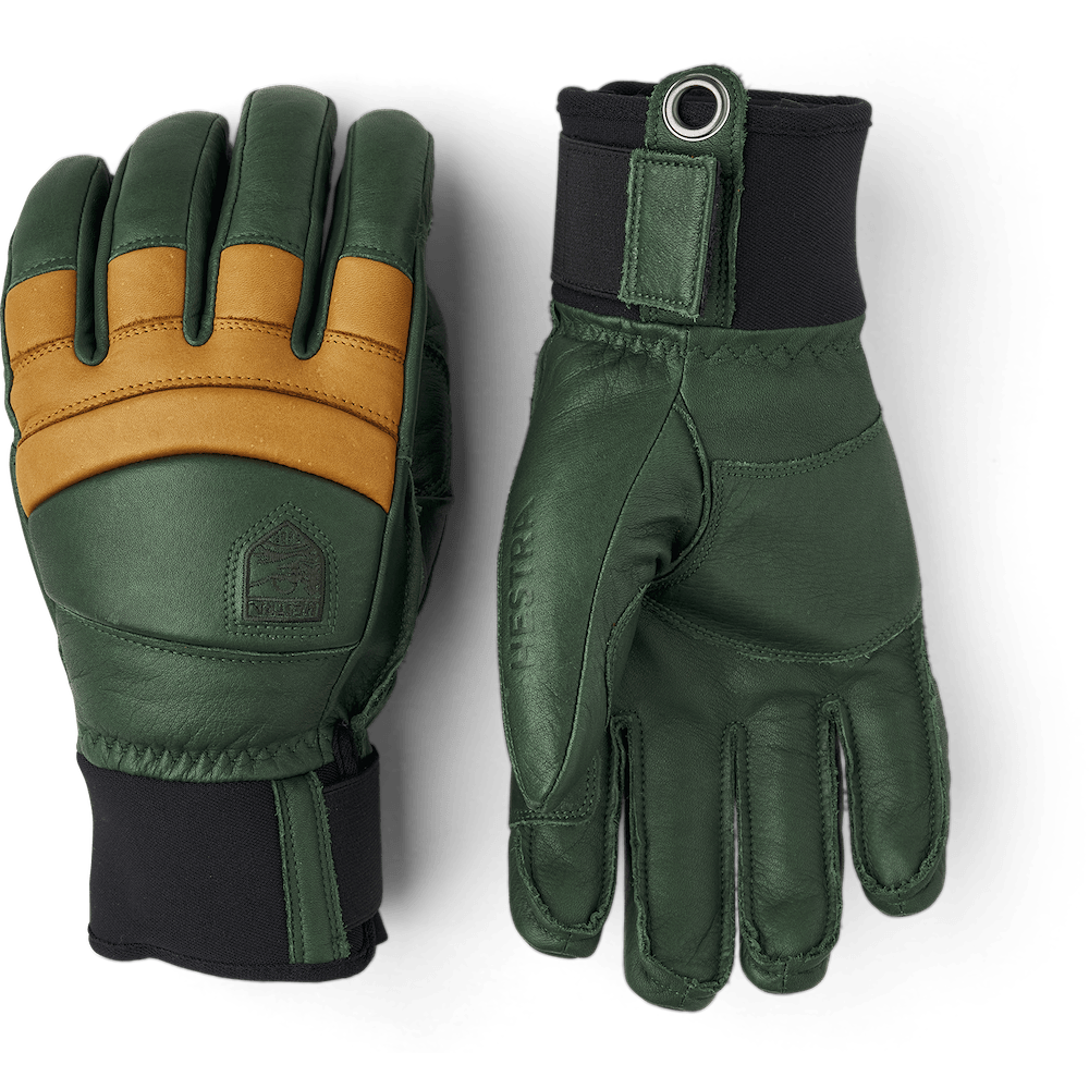 1 Leather Fall Line Gloves  -  6 / Forest/Cork / Past Season