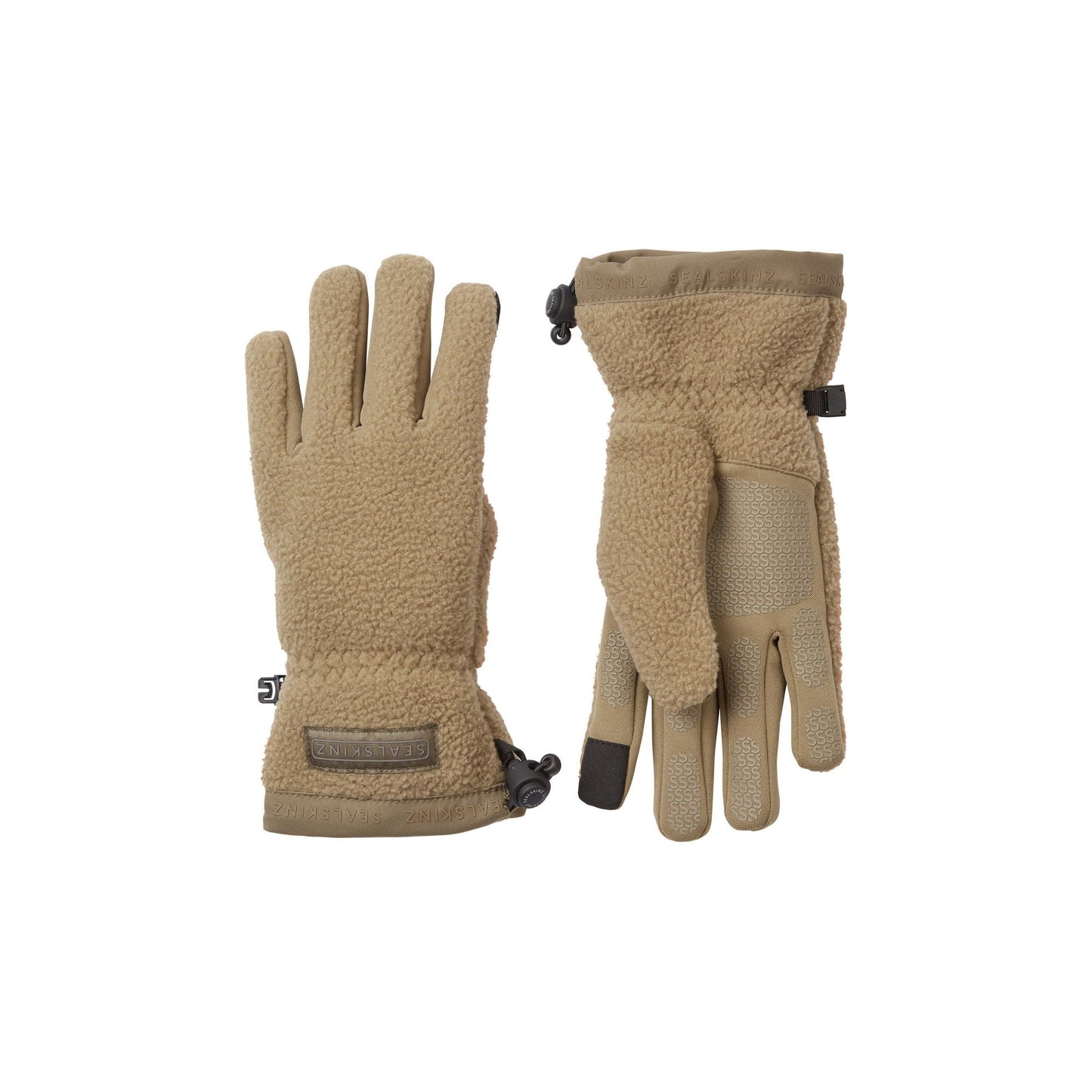 1 Hoveton Waterproof Sherpa Fleece Gloves  -  Small / Brown