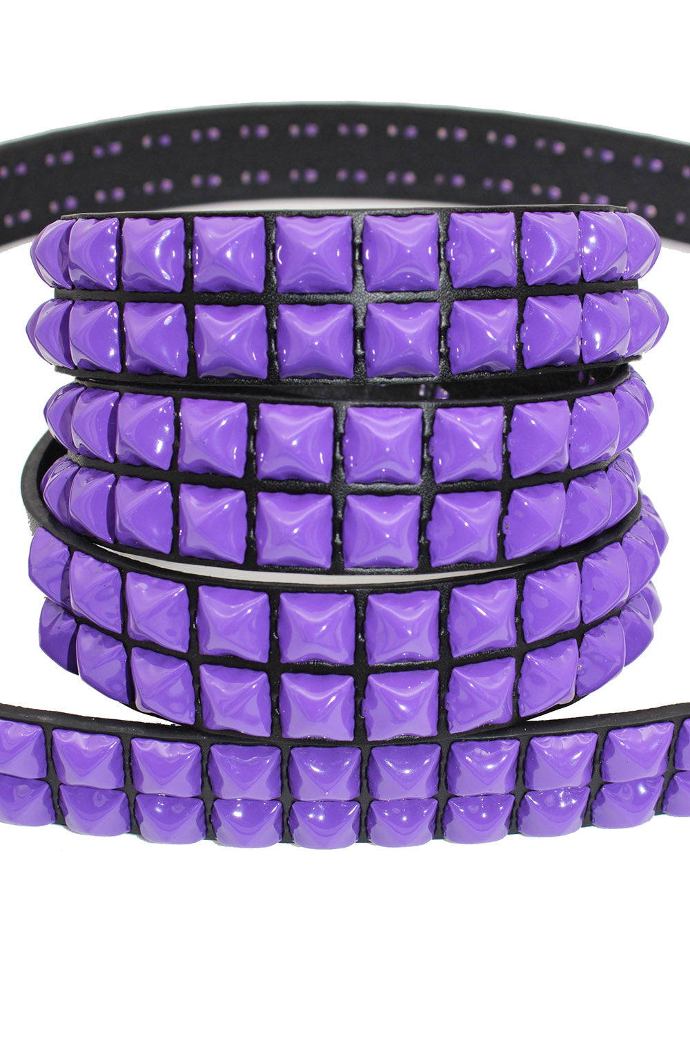 Punk Drunk Love Pyramid Stud Belt [VF PURPLE]